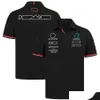 Motorcykelkläder F1 T-shirt Forma 1 Team Racing Shirts Fans Summer Casual Quick Dry Sports Short Sleeve Mens Jersey Top Drop Deliver OT3ia