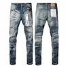 Paarse jeans Denim broek Heren jeans Designer Jean Heren zwarte broek High-end kwaliteit Recht ontwerp Retro Street chic Casual joggingbroek Ontwerpers Joggers 28-40