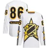 Aangepaste 2024 All-Star Hockey 98 Connor Bedard Jersey Matthews Stitch Clayton Keller David Pastrnak Jeremy Swayman Rasmus Dahlin Elias Lindholm Sebastian Aho