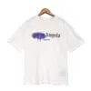 Designer Uomo PA T Shirt Luxury Brand Abbigliamento Camicie Spray Heart Lettera Stampa Moda Cotone High Street Tempo libero T-shirt manica corta unisex Alta qualità