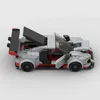 كتل RS6 R8 GT3 Quattro S1 Sports Carn Building Building Model Model Model Bricks DIY Guzzles Toys For Children Boys