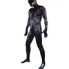 Tute da uomo Manservant Pelle lucida PU Tute all-inclusive Tute finte Servo Collant Zentai Cosplay Footman Stage Shapewear