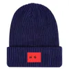 2024 venda quente chapéu das mulheres dos homens gorro de inverno bonés casuais gorro de malha grossa clássico esporte cor sólida unisex chapéus quentes bo0