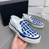 Designer Sportschoenen Mannen Skelet Botten Runner Vrouwen Mannen canvas schoenen casual schoenen slides muilezels Lage loopschoen trainer szie 35-46