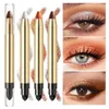 Fard à paupières paillettes fard à paupières bâton brillant ombre à paupières miroitant blanc surligneur crayon bronzant stylo métal brillant fête femmes maquillage cosmétiques L231115