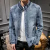 Veste en Denim pour homme, coupe cintrée, à la mode, de haute qualité, rétro, en coton épais, en peluche, chaude, automne et hiver