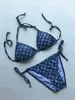 Bikini Women Fashion Designer Badkläder i Stock Swimsuit Bandage Sexig baddräkter Sexig Pad Tow-Piece 10 Styles