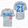 Nuova maglie da baseball casa da baseball maglia Roberto Clemente 21# Santurce Crabbers Pue