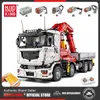 Blocks Mold King 19002 Technial Building Blocks App Control Motoriserad pneumatisk Crane Truck MOC-8800 Bricks Model Toys for Kids Gifts 240120