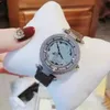 عودة عالية الجودة Diamonds Womener Wristwatches Printing Watchband مع Box AAA Lady Quartz Watchs No453