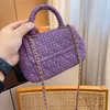 Kadın Totes Bags Tasarımcı Marka Çantası Crossbody Lüks Moda Omuz Çantaları Yüksek kaliteli mektup çanta telefon cüzdan metalik domuz yavrusu 24c