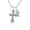2024 Designer Brand Cross CH Necklace for Women Chromes 925 Sterling Silver Simple Fashion Long Sweater Chain Heart Men Classic Jewelry Pendant Neckchain VEL2