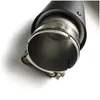 Exhaust Pipe One Piece Akrapovic Matte Carbon Fiber With Stainless Steel Pipes For Ak Car Rear Tips Tail Tip Drop Delivery Automobiles Otfdk