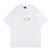 Kith Camiseta Mens Designer Camisetas Tee Treino para Homens T-shirt Oversized 100% Algodão Vintage Manga Curta Tamanho dos EUA MJMP