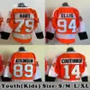 Ed Maglie Carter Tippett Sean Couturier Ivan Cam Owen Hart Philadelphia''flyers'' Gioventù Donne Provorov Atkinson Hockey su ghiaccio Cus 6010 7960