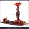 Blocks Fairground Dive Bomber GBC Module MOC Building Blocks Motor Machine Technology Bricks Collection Toys Creative Xmas Gifts 240120