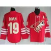 Factory Outlet Mens Cheap Phoenix Coyotes 19 Shane Doan Vermelho Branco Preto Novo Estilo Ed Bordado Completo S Ice Hockey Jerseys 1013