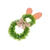 Decoratieve bloemen lente deurhangers welkom teken krans buiten huis wanddecoraties