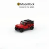 Blocs Véritable autorisation Moonrock JEEP Wrangler Rubicon blocs de construction modèle voiture briques jouet pour enfants Halloween cadeau de noël 240120