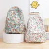 Sacos escolares mulheres bookbag grande capacidade floral elegante portátil mochila oxford pano casual multifuncional mochila commuting