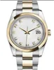 Ladies' watches white mother of pearl with domonds 36mm top quality Automatic Mechanical 904L Stainless Steel Luminous Wristwatches waterproof watch with box