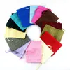 Gift Wrap 50pcs/lot 7x9cm Mixed Colors Jute Bags Favor Linen Bag Small Drawstring Wedding Charms Jewelry Packaging