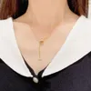 Mode Echte Puur Geel Gouden Ketting Sieraden Vrouwen Dames Bruids Verloving Bruiloft Kettingen