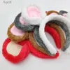 Chapeaux de fête Oreilles d'ours doux Bandeaux en peluche Souris Cerceau de cheveux pour laver le visage Bandes de cheveux d'animaux de dessin animé Costume d'Halloween YQ240120