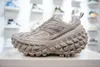 Paris Bouncer Sneaker Luxury Erkek Kadınlar Kauçuk Lastik Ayakkabı tıknaz spor ayakkabı efekti Günlük örgü naylon ayakkabı boyutu 35-40