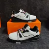 designer sneaker scasual skor för män som kör tränare utomhus tränare sko högkvalitativa plattformskor kalvskinn läder abloh överlagrar 455sd