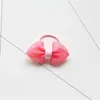 Hair Accessories 5pcs/lot Girls Rope Snow Yarn Bow Band Colors Shiny Scrunchie Ponytail Holder For Children