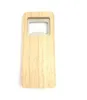 Wood Beer Bottle Opener Stainless Steel With Square Wooden Handle Openers Bar Kitchen Accessories Party Gift 542QH