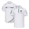 T-shirts masculins T-shirts masculins Scuderia Tshirt Polo Yuki Tsunoda Pierre Gasly 2023 F1 VOIT