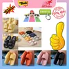 Soft Sole Pillow Women Double Buckle Thick Platform Cloud Slides Sandals anti slip wear-resistant Woman Summer Slip Flip Flops luxury Flat Slipper