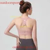 luluyoga- Gepersonaliseerde sportondergoed met enkele riem Water Drop sexy schoonheid terug schokbestendige yoga bh Fitness