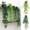 Decorative Flowers All-year-round Plants Natural Greenery 3pcs Eucalyptus Vine Hanging For Home Decor No Maintenance Green Potted Loved