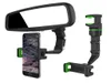 Universal Mount Phone Holder Multifunktionell rotera 360 grader bil bakspegel speglingshållare för smartphone GPS Bracket6065076