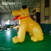 卸売大型インフレータブルイエロードッグ、イベント装飾ペットショップや病院のためのかわいい犬マスコット動物漫画モデル