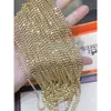 Yüksek kaliteli 40+5cm 45+5cm top boncuk fener hilal zinciri sarı altın bağlantı zincirleri