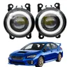 2 X Auto Voorbumper LED Mistlamp Montage Angel Eye Dagrijverlichting DRL 12 V Voor Subaru WRX STI 2015 20167177193