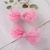 Haaraccessoires 10 stks/partij Leuke Chiffon Bloemen Accessoire Voor Hoofdband Baby DIY Bloem Geen Clips Kinderen Hoofddeksels 3 Kleuren