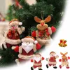 Décorations de Noël Santa Claus Snowman Elk Ornements Cadeaux Toy Figurine Arbre Ornement Pendants Home NAVIDAD ANNÉE 2024