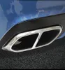 Нержавеющая сталь автомобильная накладка на хвостовое горло задняя выхлопная труба декоративная рамка для XC60 2018 авто спортивный стиль6218364