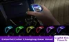 1pcs Led Illuminated Gear Shift Knob Touch Sensitive Blue Light Handbrake Cover Universal 110MM For Most Car Without Button7530435