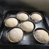 Moldes de cozimento Anel de bolo de aço inoxidável torre redonda tart crosta pão assadeira pratos com tampas