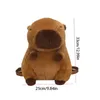 Bolsas escolares Capybara Mochila de felpa Lindos animales de dibujos animados Mochila de gran capacidad Estudiantes Bolsa Niñas