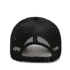 볼 캡 Vacigoden Fashion Comouflage Mesh Baseball Cap Men 야외 여행 일광욕 보호 모자 캐주얼 스포츠 통기 가능