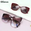 53851 Ladies Anti Blue Light Square Glasses Frames Polarized Sunglasses Magnetic Clip Women Fashion Computer Eyeglasses 240118