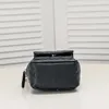 Tasarımcılar Siyah Mini Sırt Çantası Klasik Retro Retro Kadın Omuz Okul Çantası Lüks Deri Çanta Günlük İşe Gidiş Crossbody Bag Lady Portable Kozmetik Cüzdan