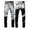 Designer Purple Brand Jeans For Hommes Pantalon Femme Purple Summer Hole Hight Quality Embroidery Jean Denim Pantoure